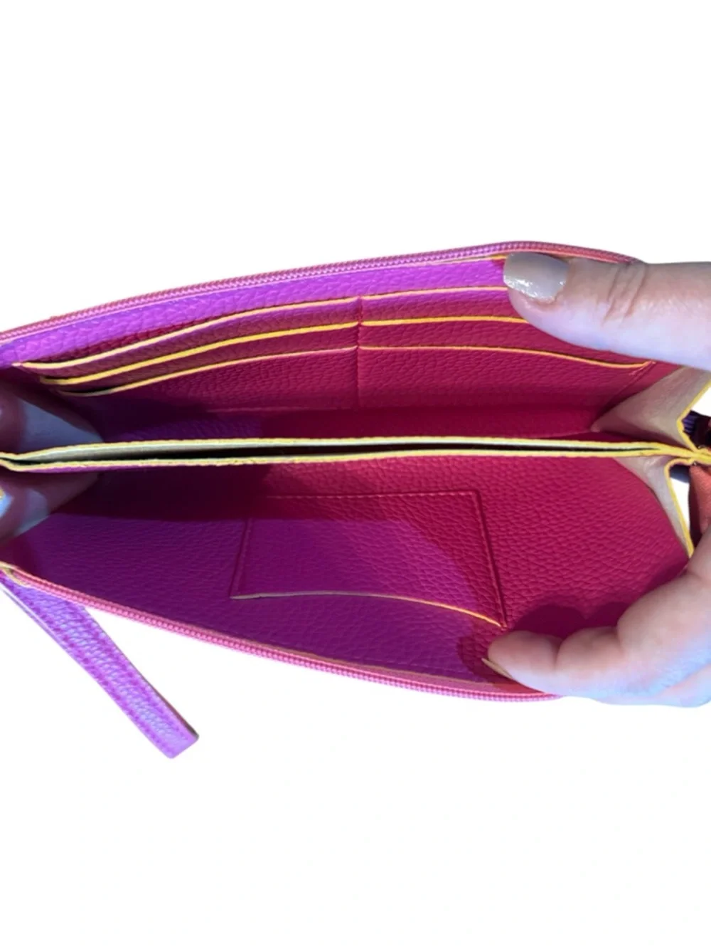 Pink Women's Wristlet Clutch Bag